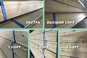 Сортность погонажа